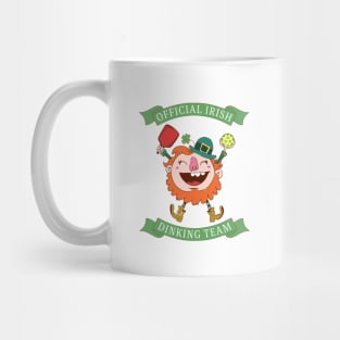 Official Irish Dinking Team Funny St. Patty's Pickleball Mug